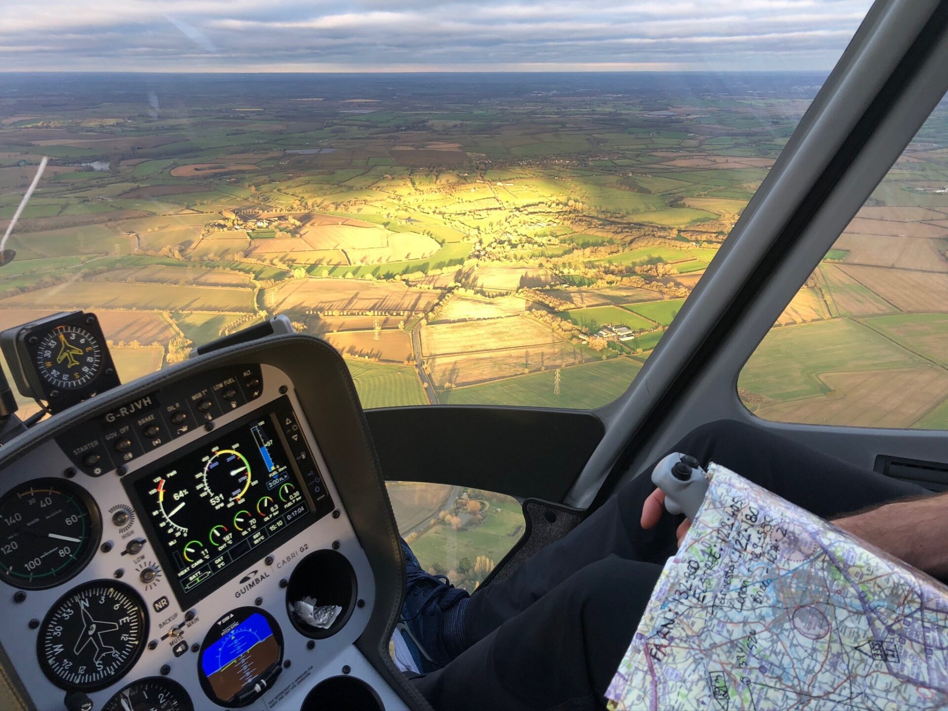 Helicopter cockpit