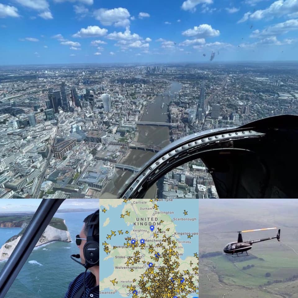Helicopter over London