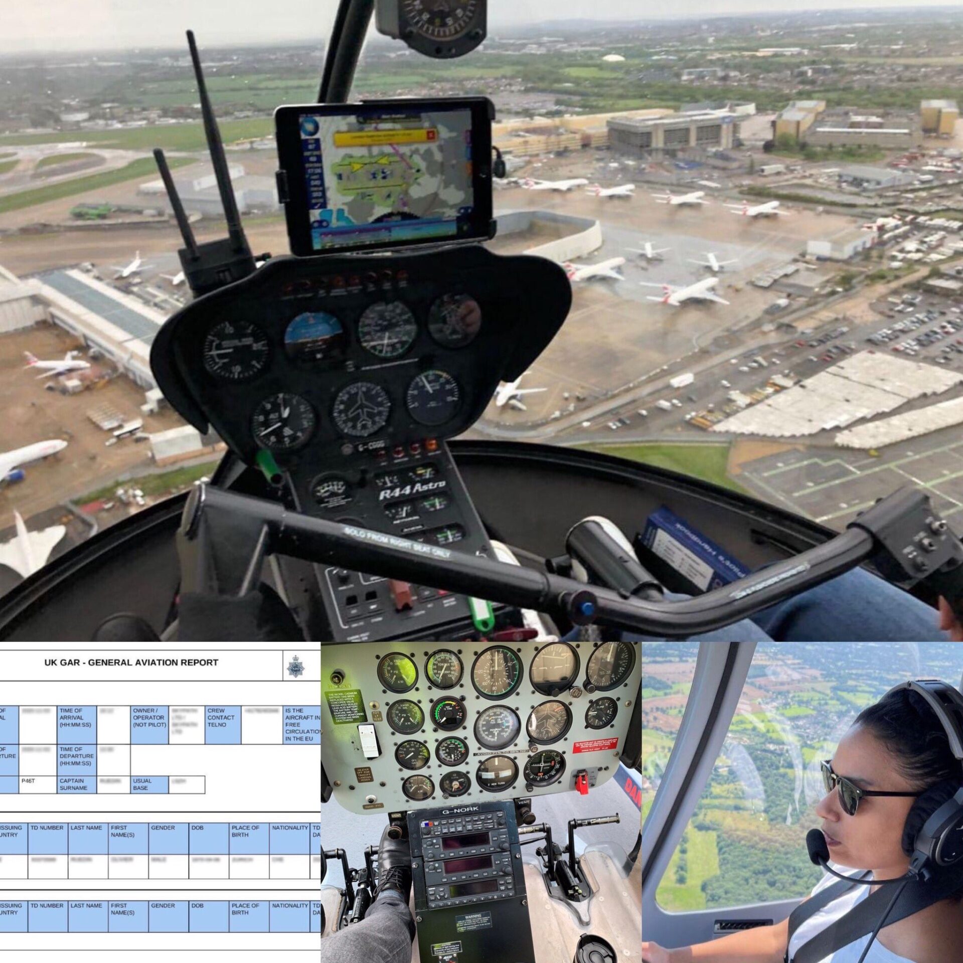Helicopter cockpit