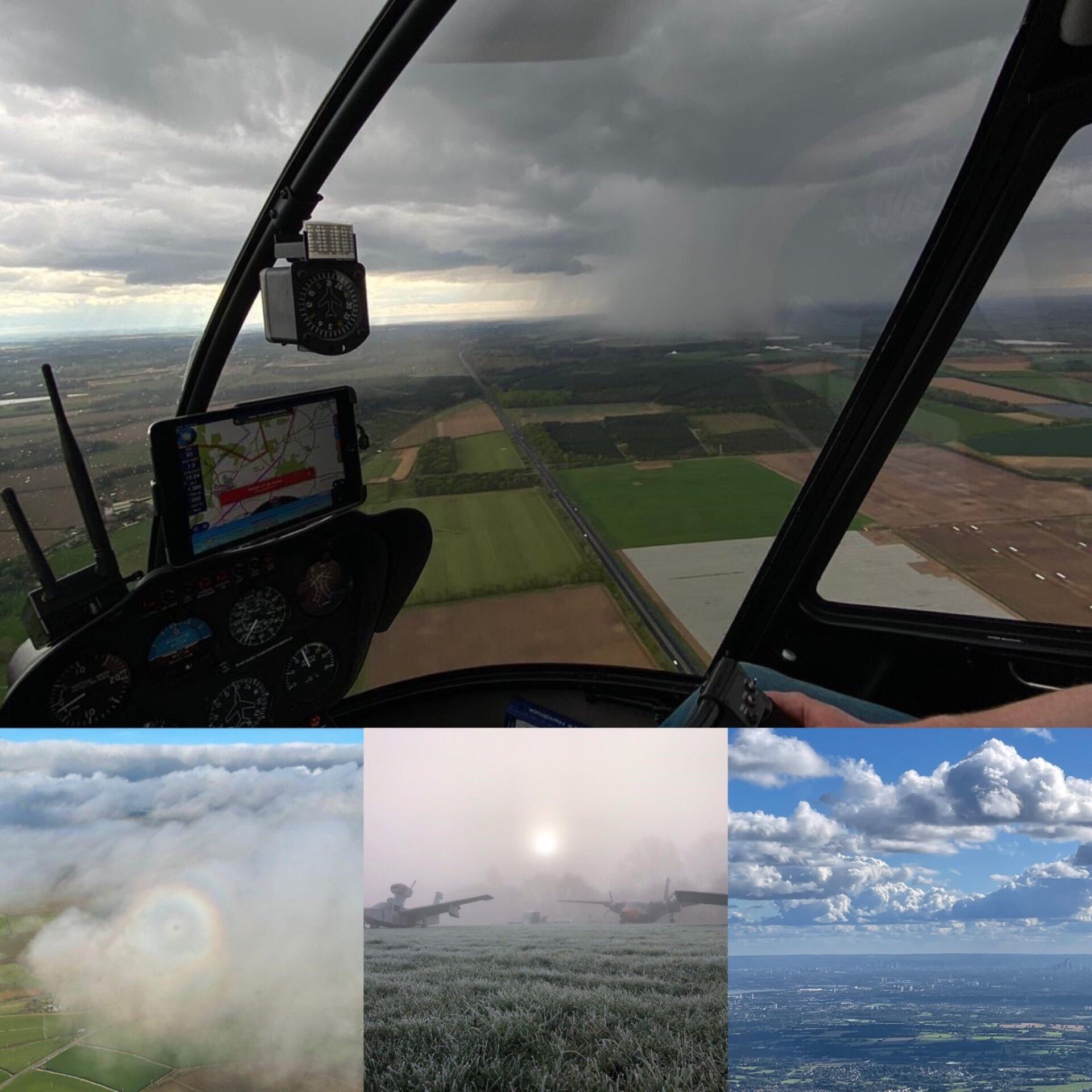 Helicopter cockpit