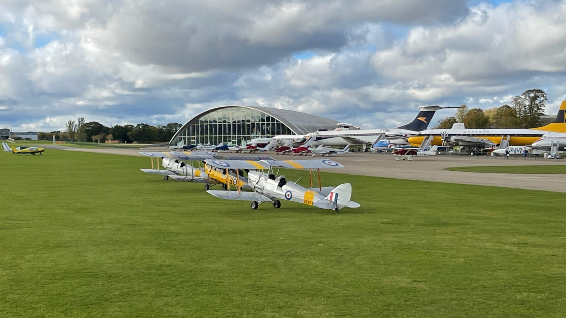 Planes takeoff