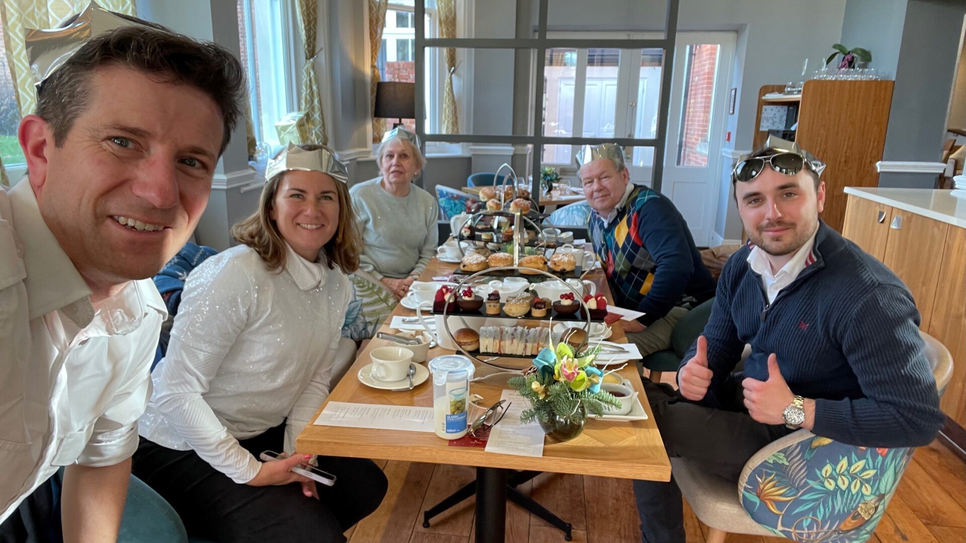 Afternoon tea at oakley hall hotel